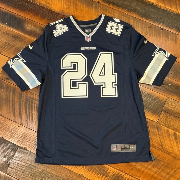 Nike NFL On Field Dallas Cowboys Claiborne #24 Jersey Men’s Large Navy - Picture 2 of 10